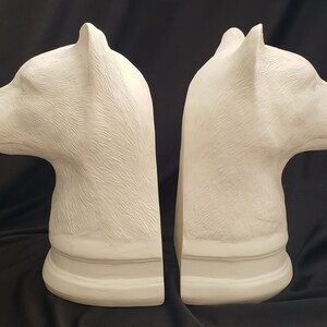 Ceramic Bisque - Puma book ends