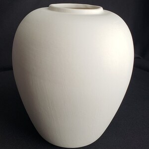 Ceramic Bisque Classic vintage small vase image 9