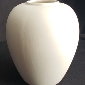 Ceramic Bisque Classic vintage small vase image 6