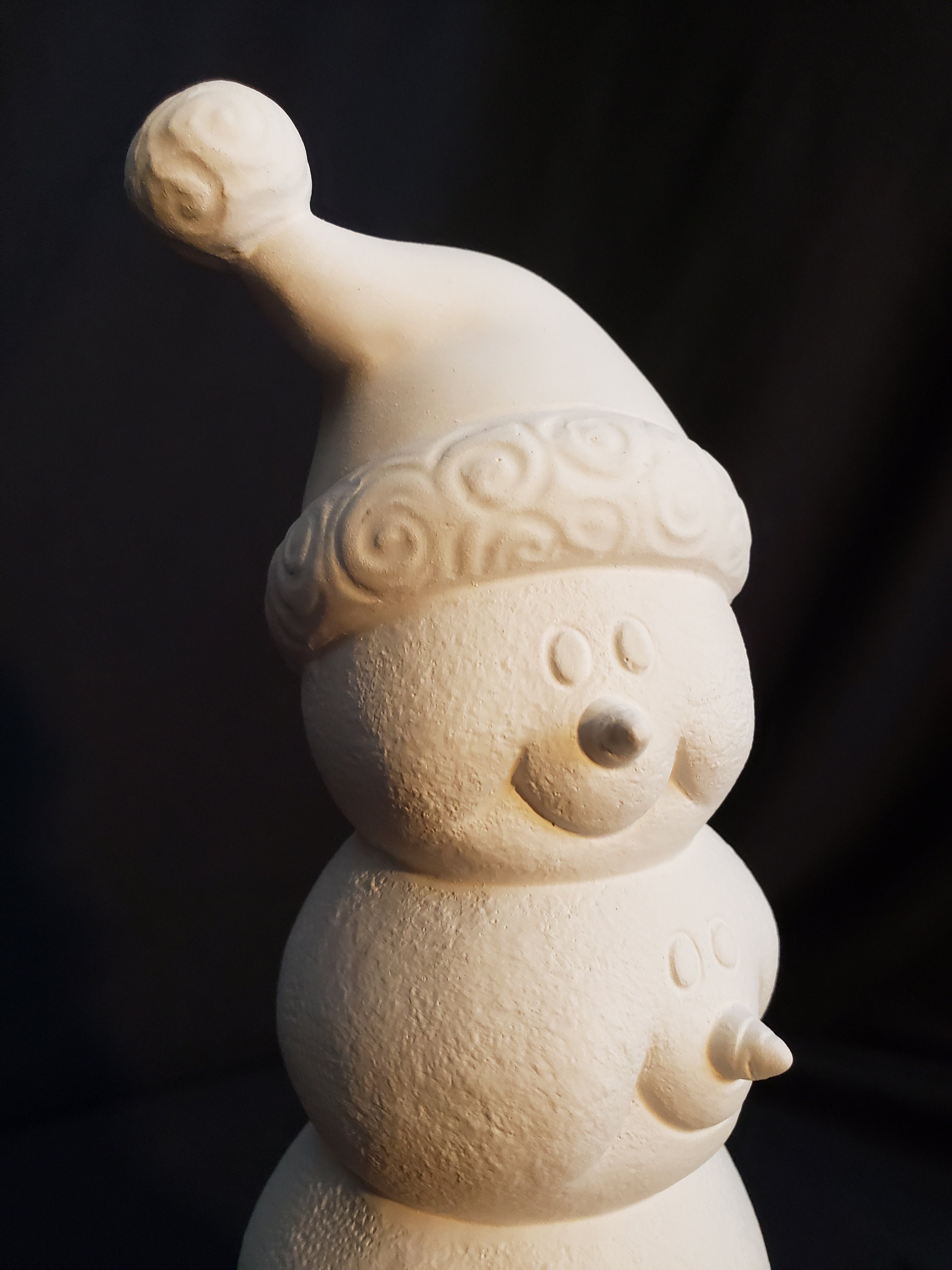 Snowman Stack Ceramic Bisque - Snowman Stack - Etsy
