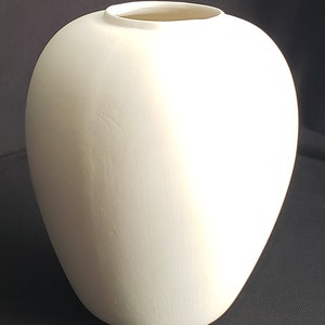 Ceramic Bisque Classic vintage small vase image 5