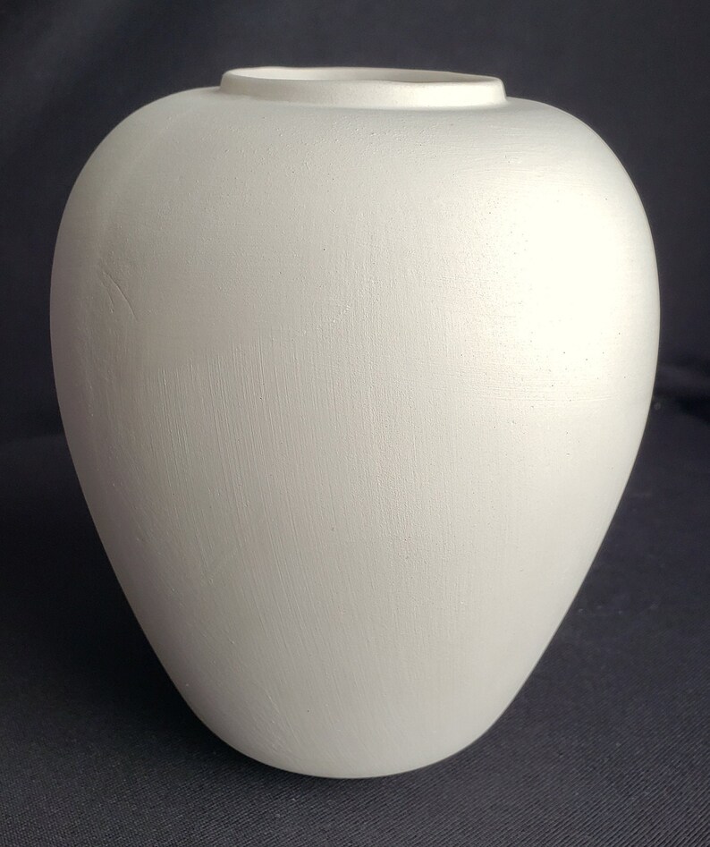 Ceramic Bisque Classic vintage small vase image 8