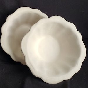 Ceramic Bisque - Small Vintage Lace Bowl set of 2