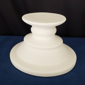 Ceramic Bisque - Round pedestal or stand