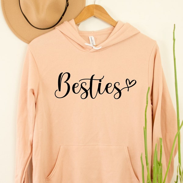 Besties Sweatshirt, Besties Hoodie Shirts, Best Friend Gift, Mothers Day T, Personalized Best Friend Gifts, Best Friend Gifts Long Distance