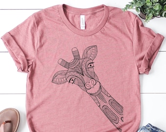 Giraffe Shirt, Sarcastic Tee, Funny Quotes Shirt, Funny Giraffe Shirt, Comic Giraffe Shirt, Funny T-shirt, Giraffe gift, Animal Lover Shirts