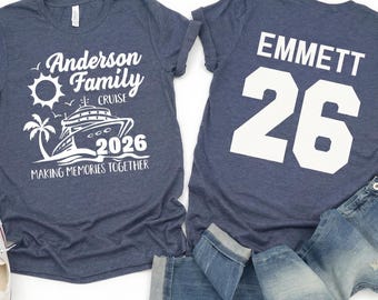Cruise Squad, Family Cruise Shirts, 2026 Cruise Squad, Cruise 2026 Shirts, Custom Family Cruise Vacation 2026 Tee Shirts,Family Matching Tee