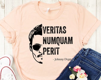 Veritas Numquam Perit, Truth Never Perishes Johnny Depp Shirt, Congrats Johnny Shirt, Johnny Wins Shirt, Justice for Johnny, Johnny vs Amber