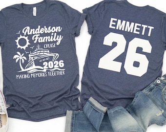 Cruise Squad, Family Cruise Shirts, 2026 Cruise Squad, Cruise 2026 Shirts, Custom Family Cruise Vacation 2026 Tee Shirts,Family Matching Tee