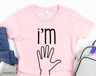 Fifth Birthday Shirt, 5th Birthday Shirt, Boys 5th Birthday Shirt, 5th Birthday Shirt, Girls Fifth Birthday, Five Shirt, Boys 5th birthday,