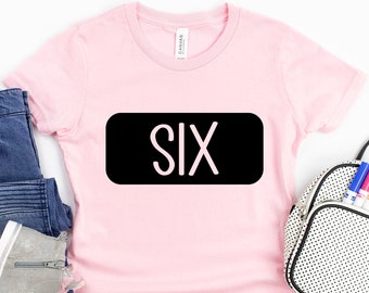 6th Birthday Shirt, 6 Years Old BoyBirthday Gift, 6th Bday Shirt, Sixth Birthday Shirt, Est 2017 Shirt, Gift For Six Year Old, Hello 6 Shirt