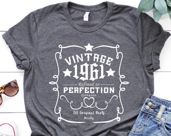 Limited Edition 1961 Birthday Present T Shirt, Funny Bday Gifts