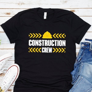 Contractor Gift, Construction shirt for men Construction Crew Shirt