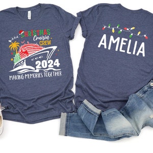 Custom Christmas Cruise 2025 Shirt, Personalized Christmas Cruise Tee Shirt, Family Christmas Cruise Shirt, Christmas Family Vacation Shirt