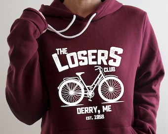 The Losers Club Sweatshirt, Vintage Bike Sweatshirt Hoodie, Stephen King&#39;s IT Sweatshirt Hoodie, Vintage Clown Sweatshirt, Scary Movies Tee