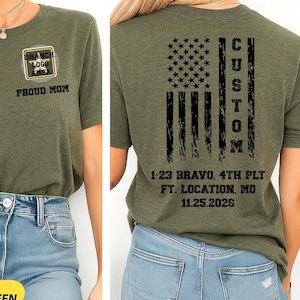 Basic Training Graduation Shirt Custom Boot Camp Graduation Shirt Custom Shirts for Army Family Day personalized company and platoon