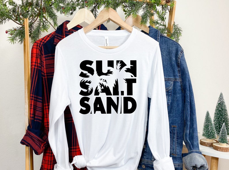 Sun Salt Sand Shirt, Summer Trip Shirt,Summer Vacation Shirt, Funny Summer Tee,Summer Vibes Shirt, Holiday Shirt,Beach Shirt, Summer T-Shirt image 3