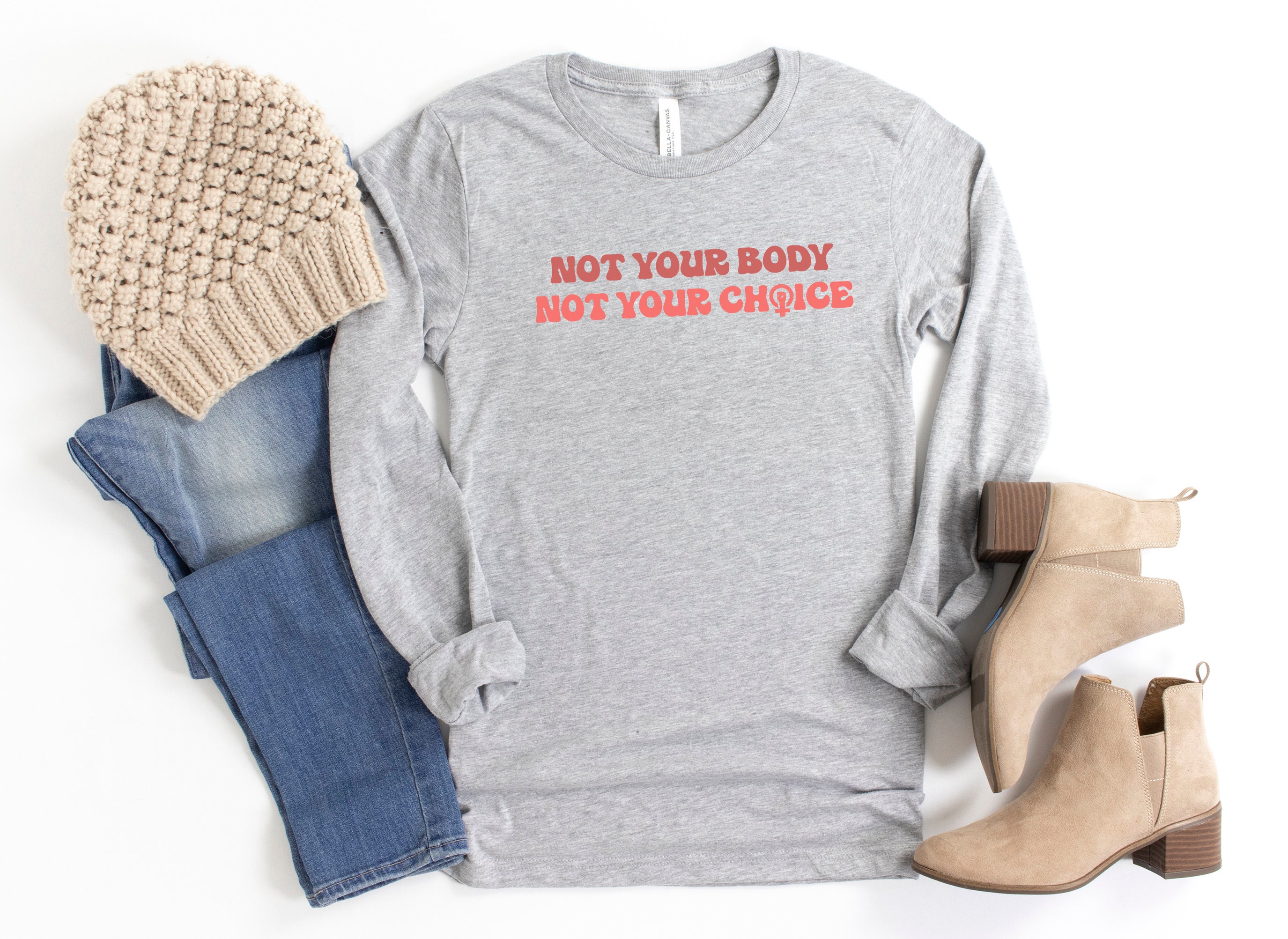 Not Your Body Not Your Choice Pro Choice T Shirt 1973 T Etsy