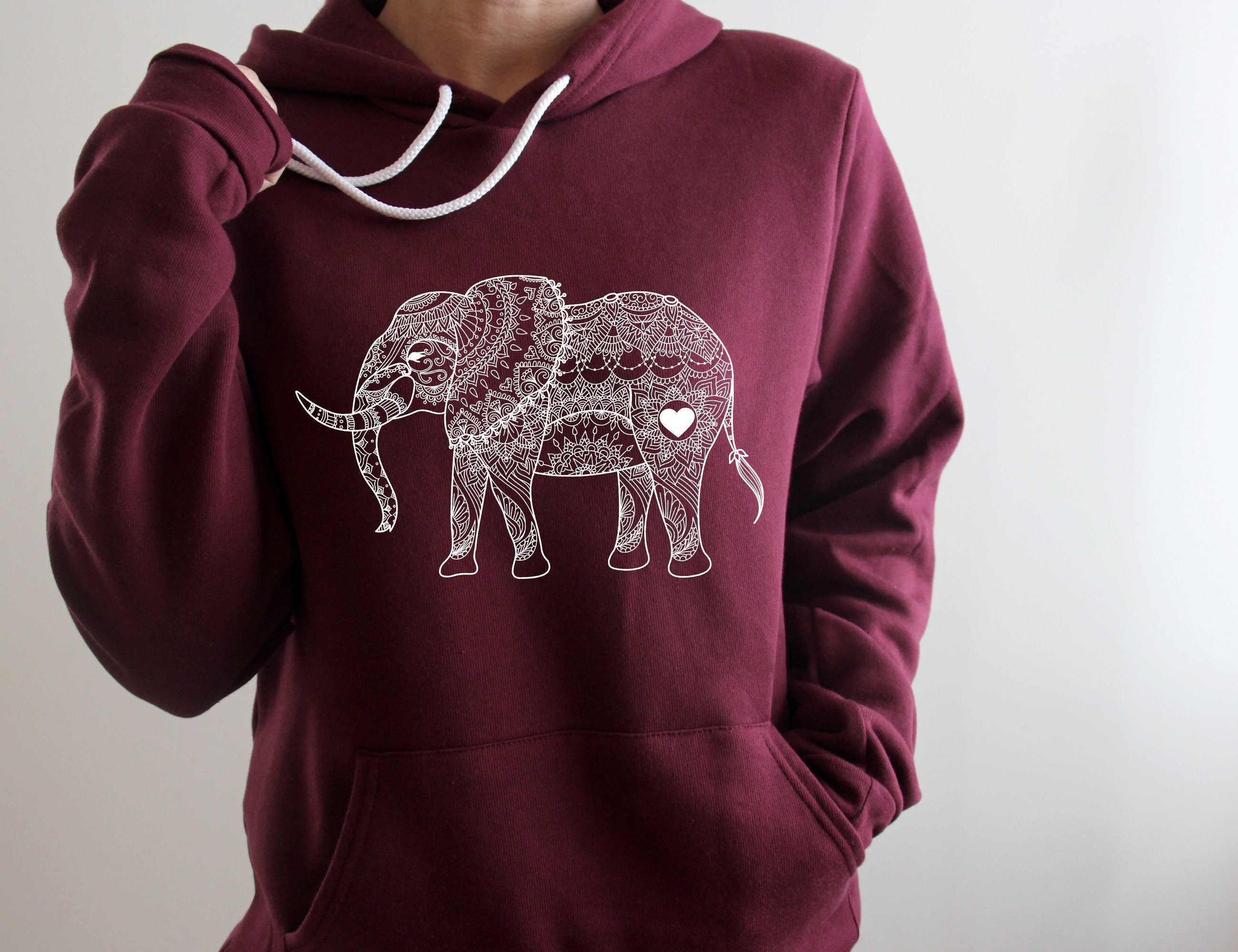 Elephant Sweatshirt - Etsy