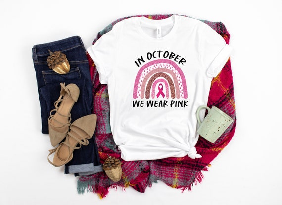 Breast Cancer Awareness Shirt, Breast Cancer Shirt, Breast Cancer Support Shirt, Breast Cancer Awareness Month, Pink Ribbon Shirt