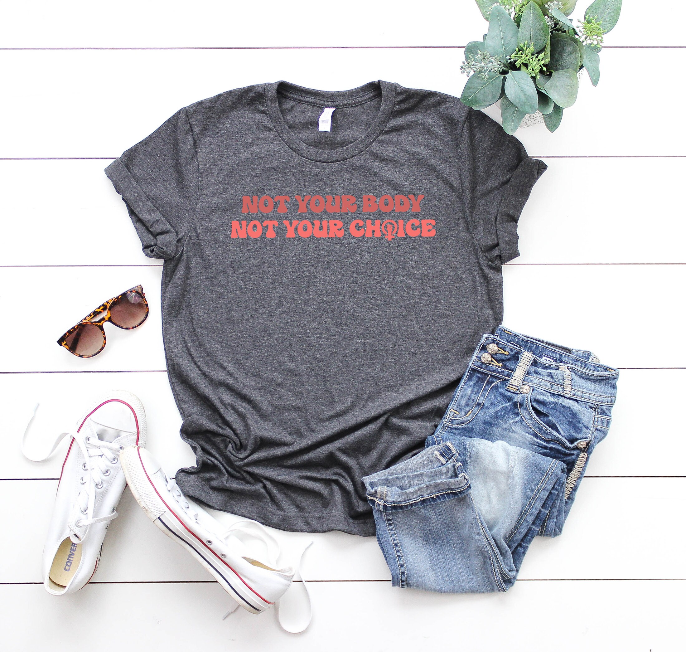 Not Your Body Not Your Choice Pro Choice Tshirt 1973 T Etsy