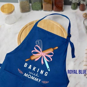 Personalised Baking Apron, Mothers Day Gift Mom Apron, Mother&#39;s Day Gift for Mum Mom, Personalised gift apron, Grandma gifts, Mum Nan Gifts