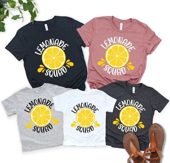 Lemonade Squad Shirts, Summer Vacation Tshirts, Lemonade Shirt, Friends trip shirt, Beach Matching Shirts, Family Matching Shirt,Beach shirt
