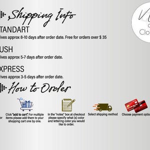 The image is a shipping information graphic that provides details on the shipping options for online purchases. It includes text and icons to guide customers through the process of selecting the shipping method and completing the order.