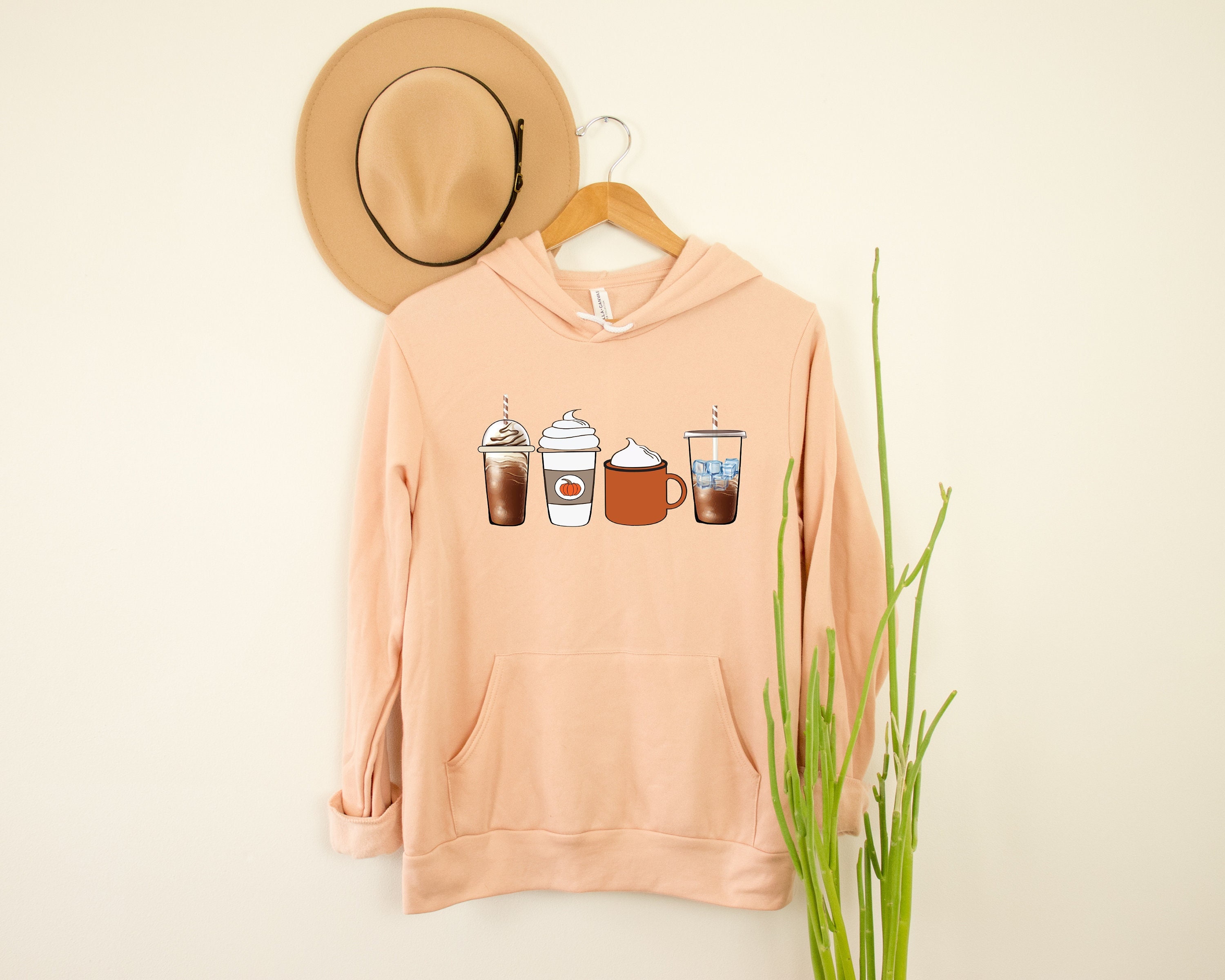 Fall Coffee Sweatshirt, Thanksgiving Fall Hoodie, Thanksgiving Shirt Pumpkin Spice Sweater, Thanksgiving Cute Fall Sweater,Coffee Sweatshirt