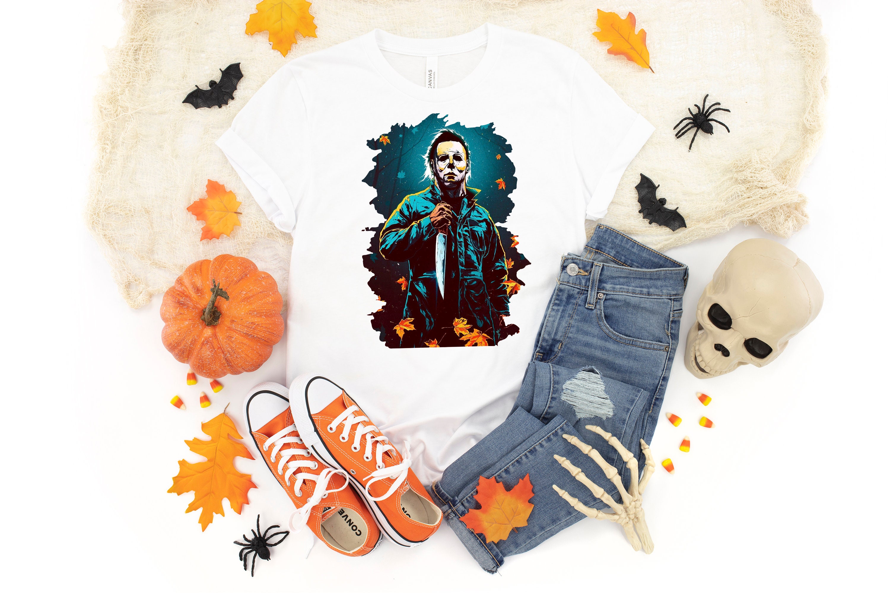 Discover Halloween Horror Movie Killers, Michael Myers Shirt, Social Distancing And Wearing A Mask In Public Since 1978 Shirt Gift for Fans Horrors
