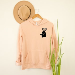 Halloween Hoodie Sweatshirt, Boo Sweatshirt, Halloween Boo, Boo Hoodie, Ghost Boo Hoodie, Halloween Ghost Hoodie, Cute Ghost Sweatshirt image 5