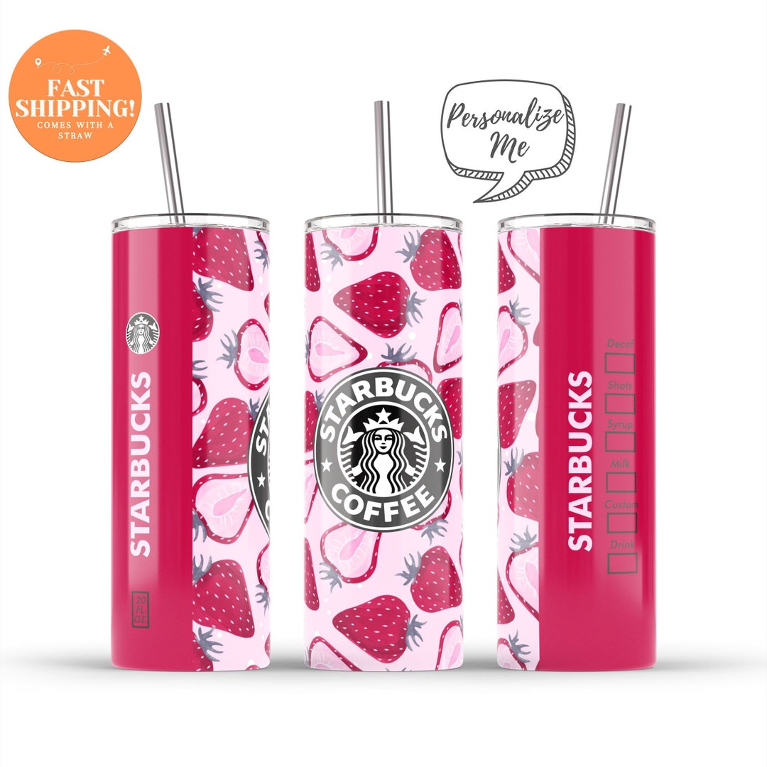 Personalized Starbucks Tumbler With Straw and Lid, Personalized