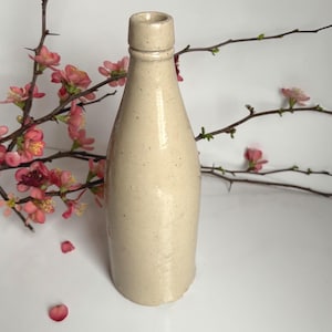 Antique Henry Kennedy Stoneware Bottle: Glasgow Pottery, Rustic Vase
