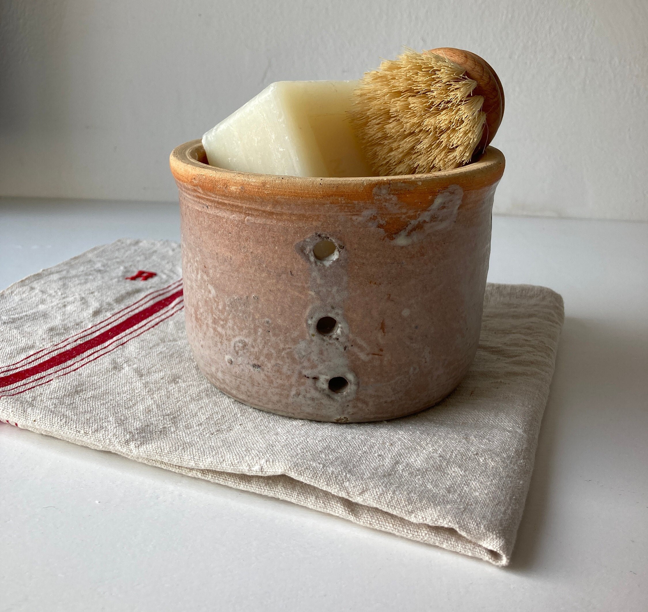 Earthenware Cheese Strainer Rustic Cheese Drainer Rustic Etsy