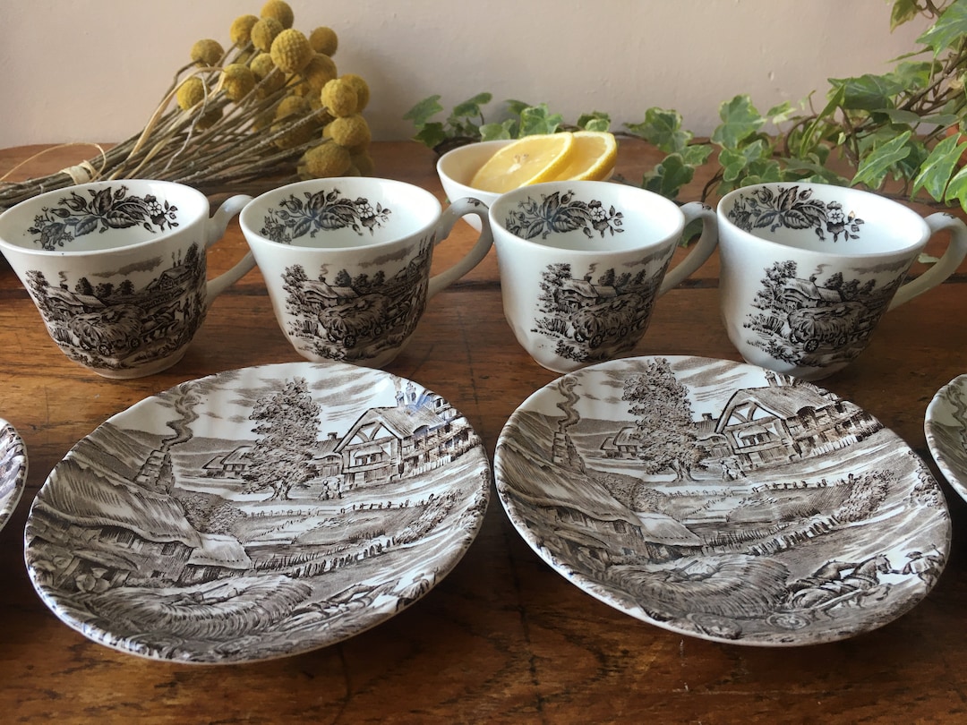 Vintage Ridgway Ironstone STAFFORDSHIRE 'Hayride' Etsy France