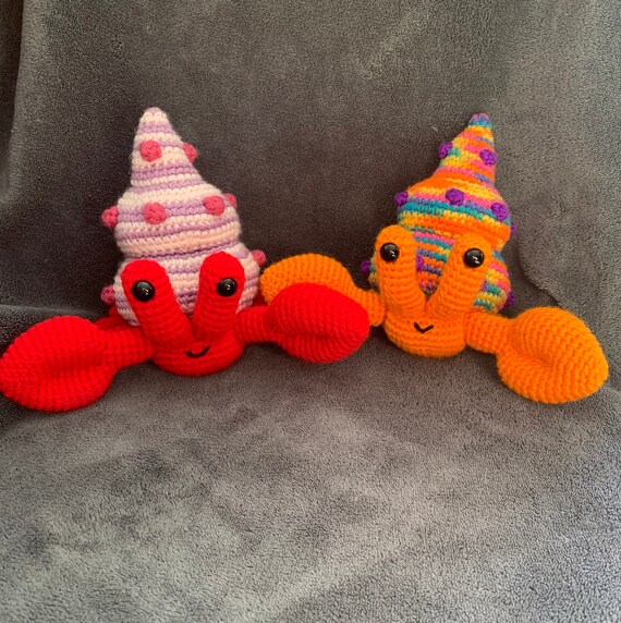 hermit crab plush toy