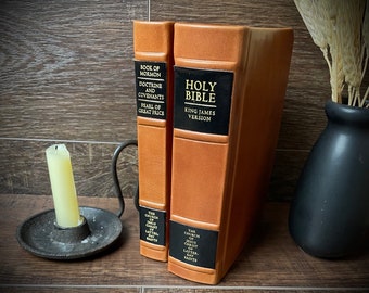 Leatherbound LDS Scripture Set: Holy Bible & Triple Combination