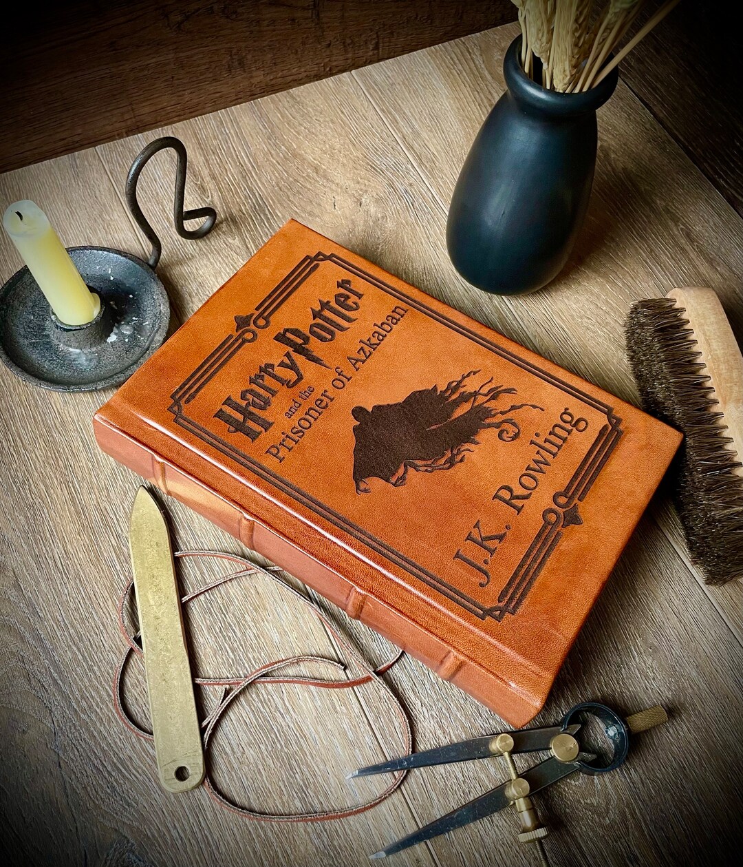 Leather Bound Harry Potter Gift Prisoner of Azkaban Leather Etsy