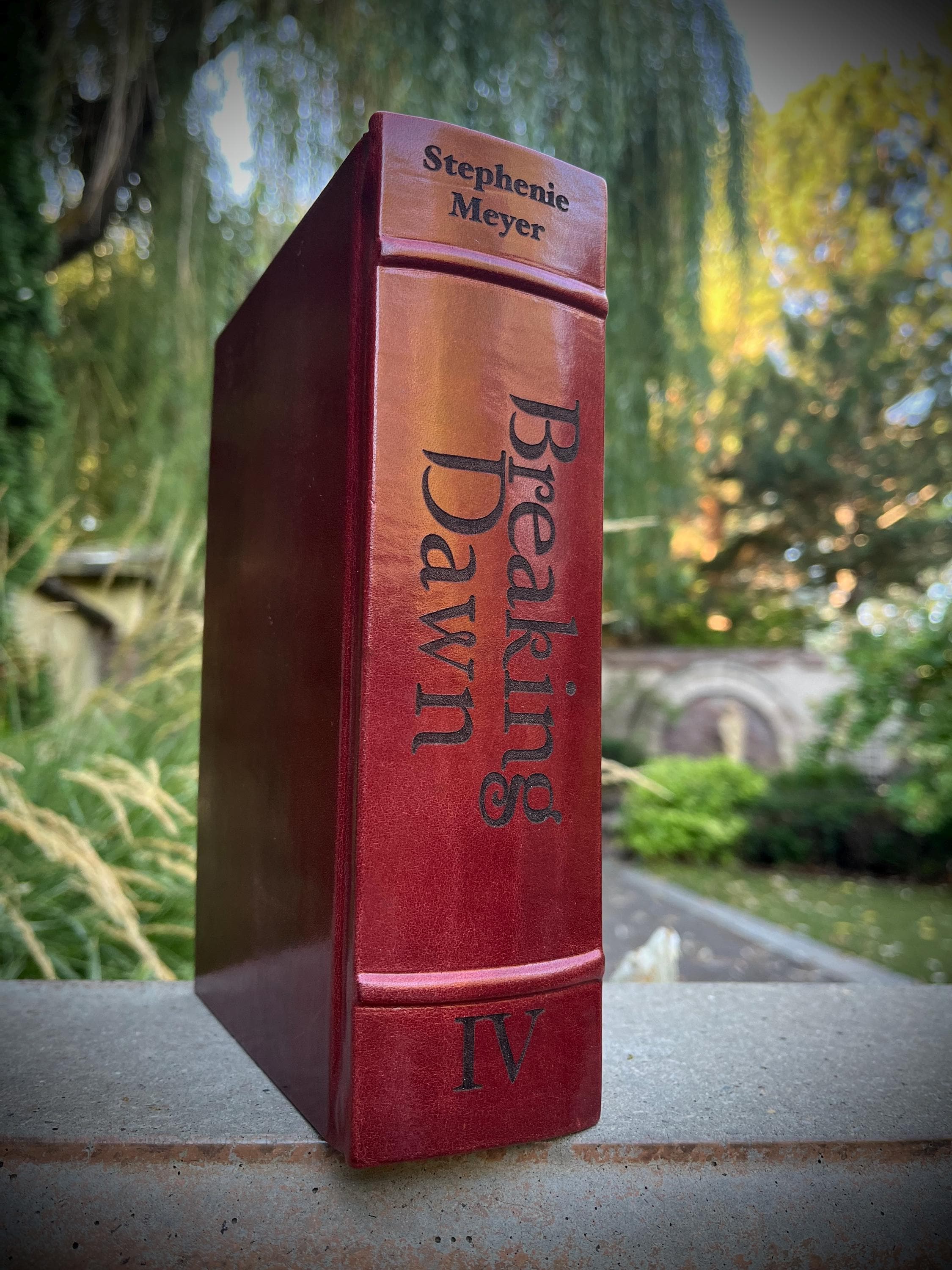Twilight Saga Leather-bound set Twilight New Moon Eclipse Breaking Dawn Bella Swan Team Edward Cullen Team Jacob Forks Stephenie Meyer