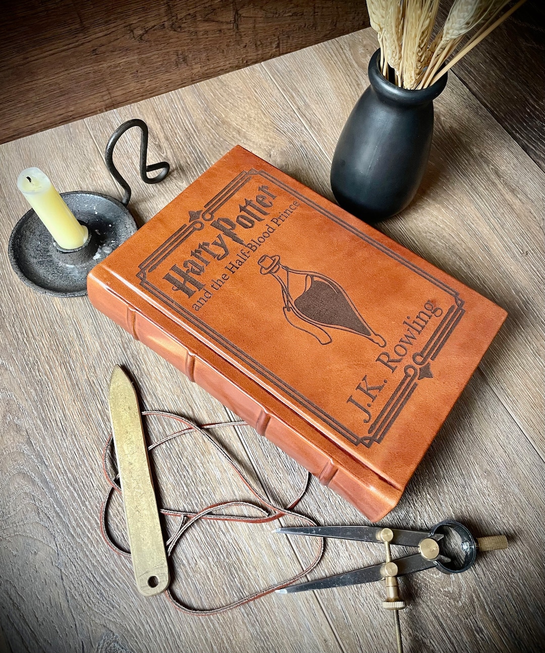 Leather Bound Harry Potter Gift Halfblood Prince Leather Book Binding Harry Potter Birthday