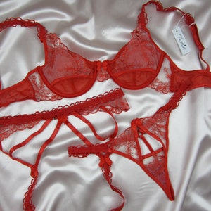 3 Piece Lingerie Set 