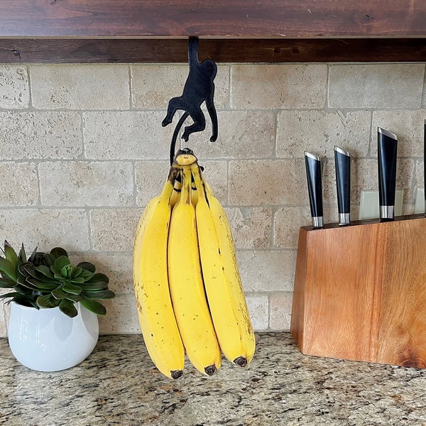 Orangutan Banana Hanger - Folds Up When Not in Use (3D Printed/Plastic)