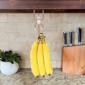 Monkey Banana Hanger - Folds Up When Not in Use (3D Printed/Plastic)