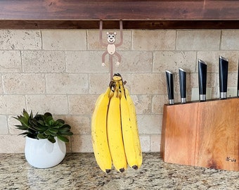 Monkey Banana Hanger - Folds Up When Not in Use (3D Printed/Plastic)