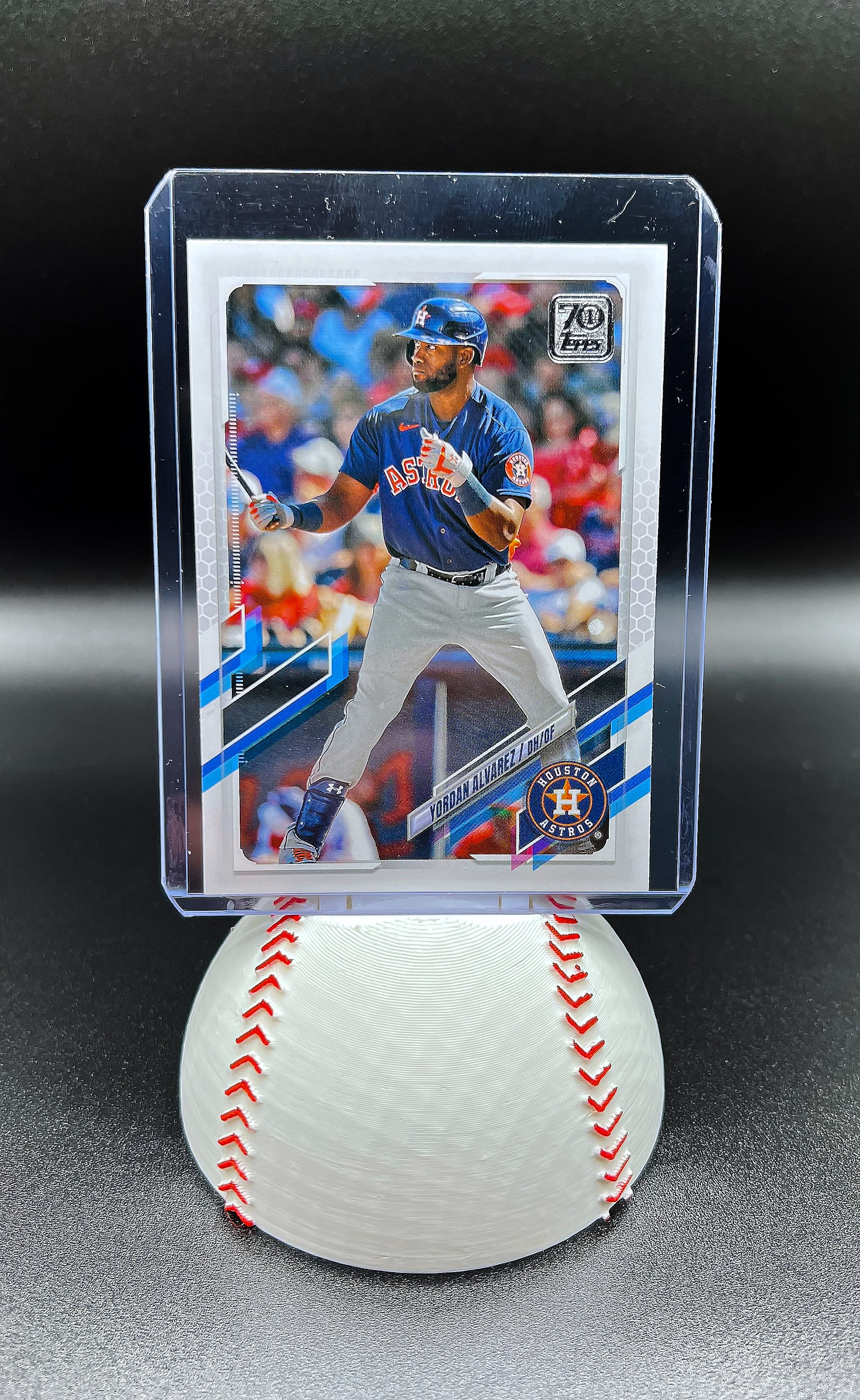 Baseball Card Stands Pack of 4 half Baseball Etsy