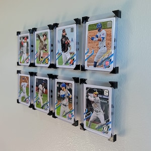 Trading Card Wall Display - Set of 8