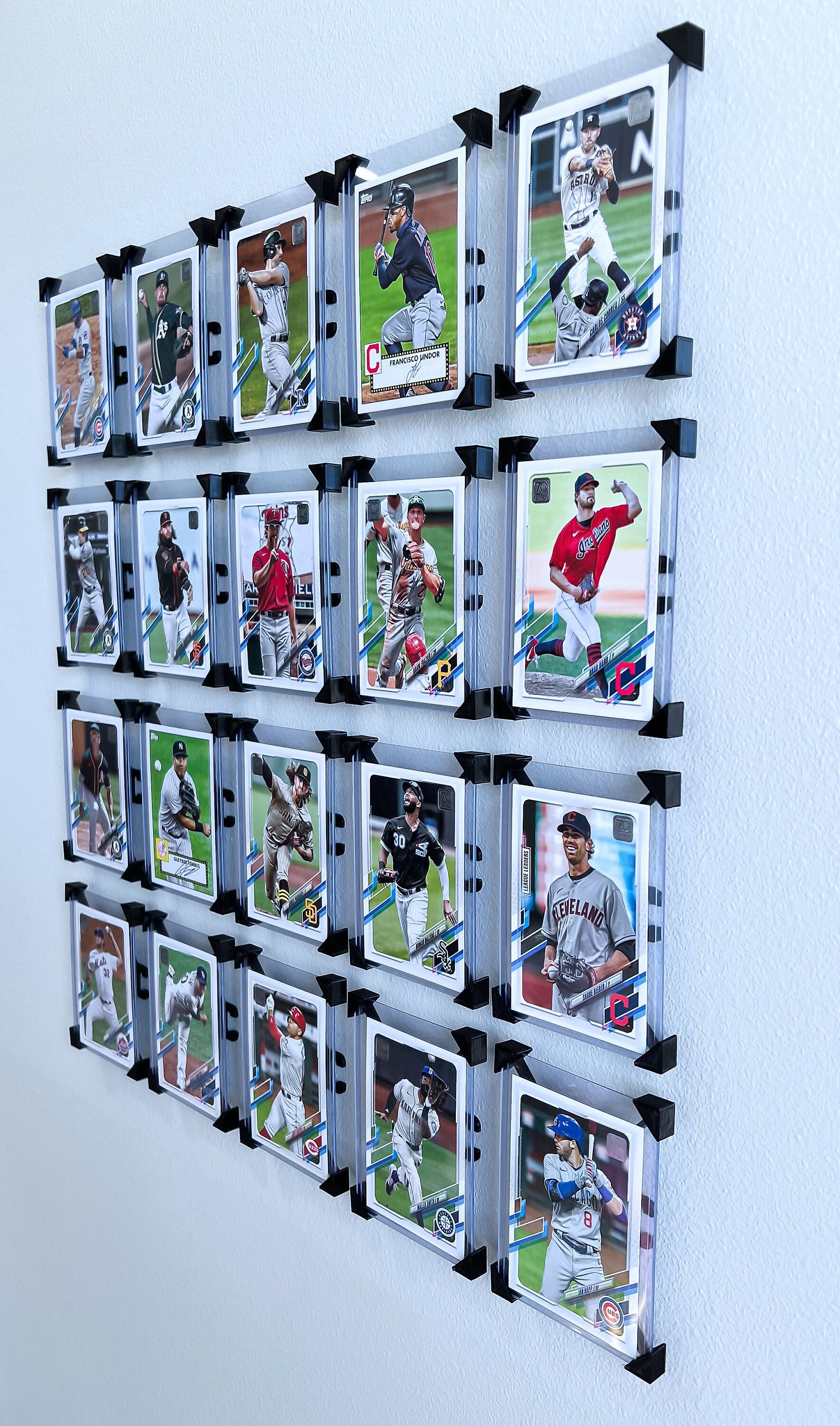 Trading Card Wall Display Set of 20 Etsy Canada