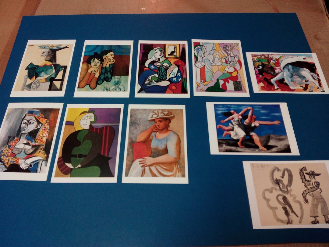 Postales Postcards Pablo Picasso. Postcard Lot 3. Editions Blok 13 X 18