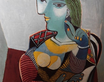 Pablo Picasso print. Marie Therese Walter. Reproduction 31 x 44 cm.