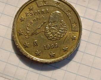 50ユーロセント硬貨（ベルギー、1999年） - Etsy 日本